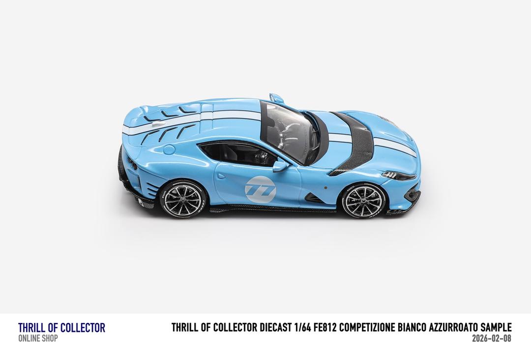 1/64 Ferrari 812C Competizione  - TOC Models - 4 colour options