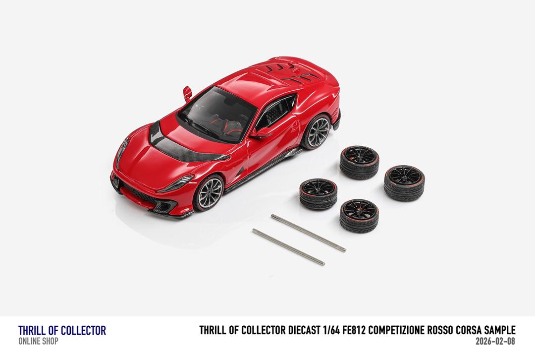 1/64 Ferrari 812C Competizione  - TOC Models - 4 colour options