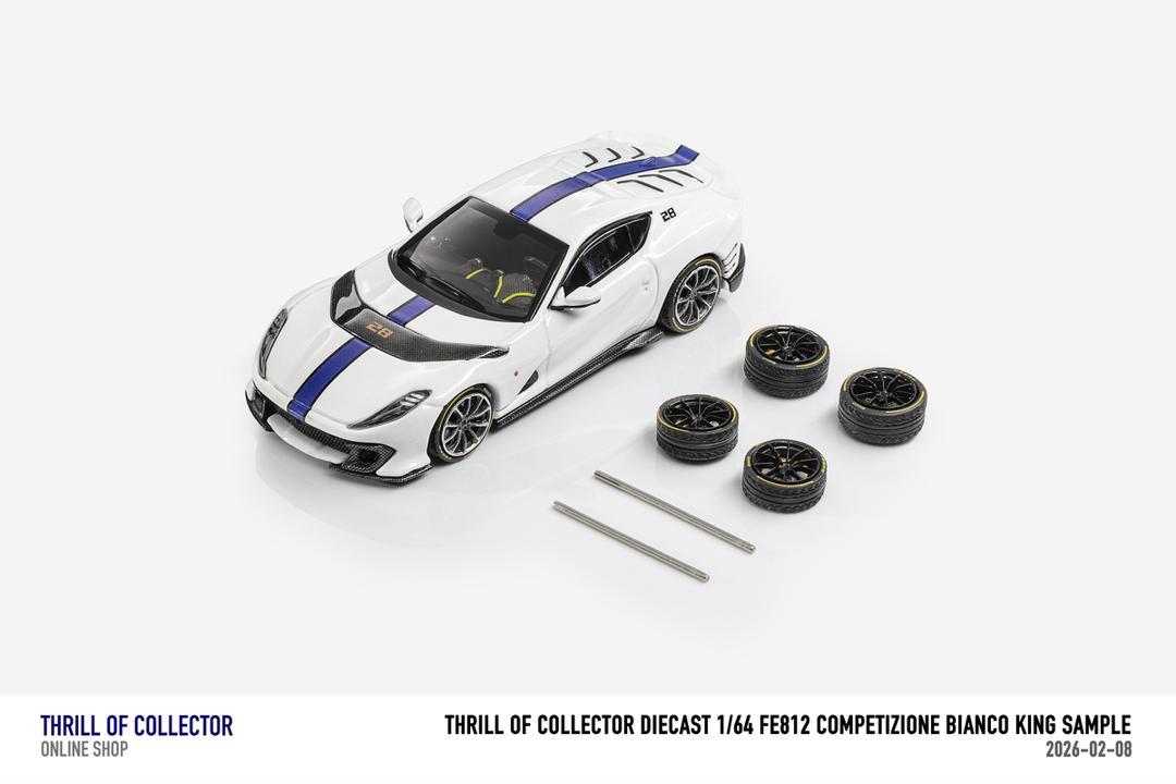 1/64 Ferrari 812C Competizione  - TOC Models - 4 colour options