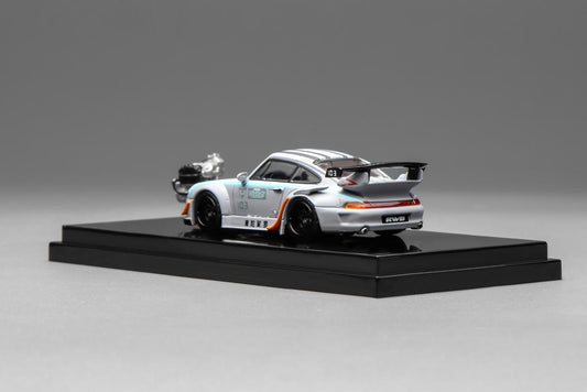 1/64 RWB993 wide-body modified version Motozolo Grey  - Motorhelix - M62209
