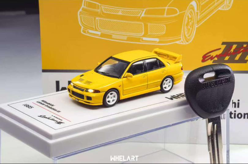 1/64 EVO III Yellow - working light - Whelart - H-003A