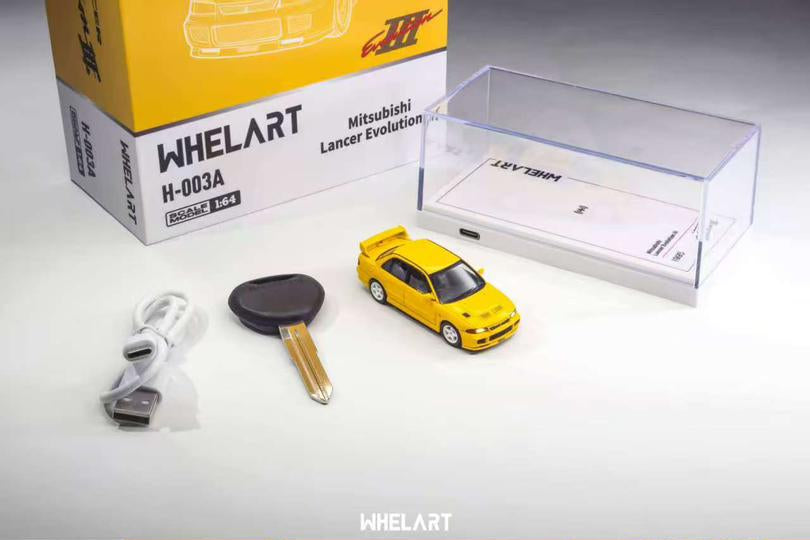 1/64 EVO III Yellow - working light - Whelart - H-003A
