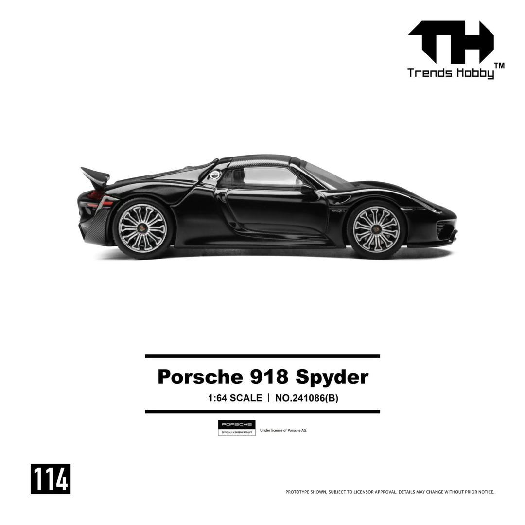1/64 Porsche 918 Spyder, - Trends Hobby - TH241086 - 2 colour choices