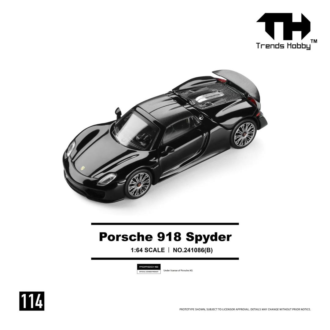 1/64 Porsche 918 Spyder, - Trends Hobby - TH241086 - 2 colour choices
