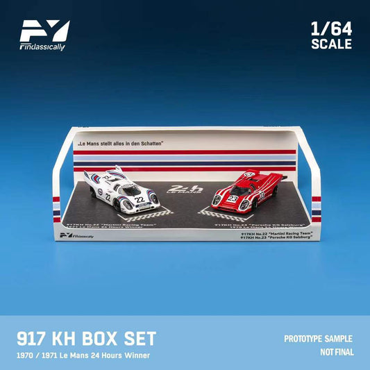 1/64 917K, 22# Martini and 23# red double car set - Findassically - 70/71 winners set