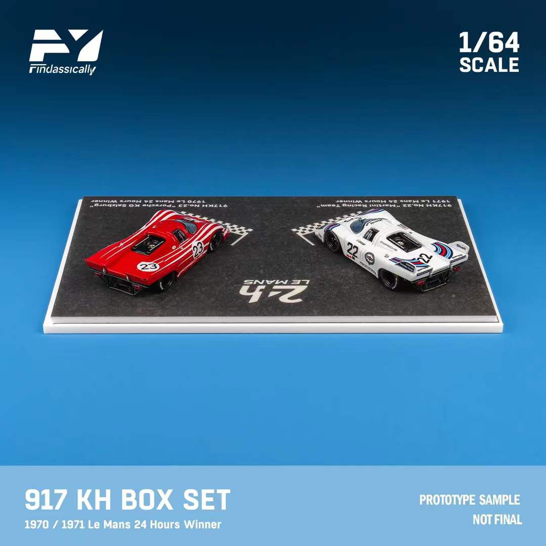 1/64 917K, 22# Martini and 23# red double car set - Findassically - 70/71 winners set
