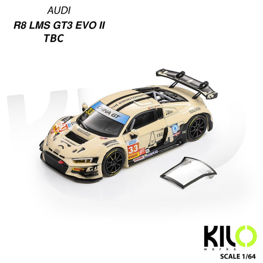 1/64 Audi R8 LMS GT3 EVO ll China GT 2025 #33 610 Racing TBC - KiloWorks