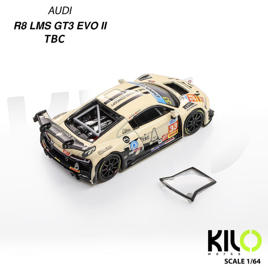 1/64 Audi R8 LMS GT3 EVO ll China GT 2025 #33 610 Racing TBC - KiloWorks