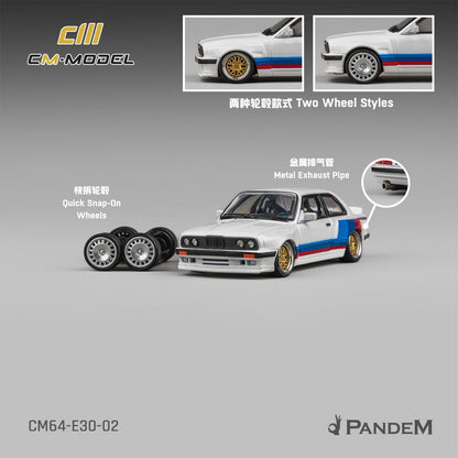 1/64 BMW 3 Series M3  Mk1 E30 Pandem Rocket Bunny wide-body modified version - CM Models - CM64-E30-02