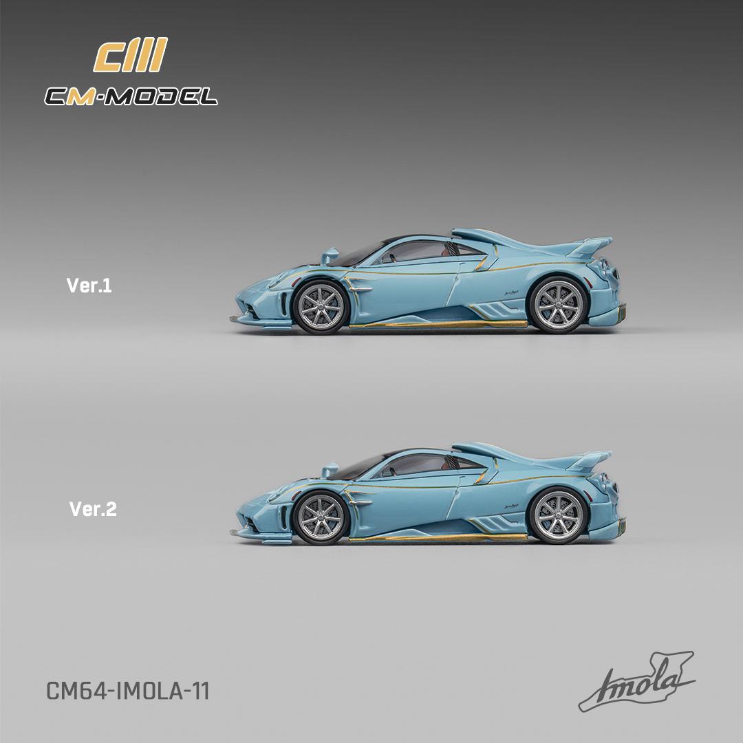 1/64 Pagani Imola V12 ice crystal blue Azzurro Sardegna - CM Models - CM64-IMOLA-11