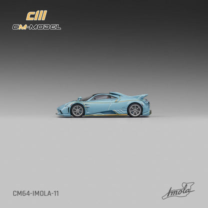 1/64 Pagani Imola V12 ice crystal blue Azzurro Sardegna - CM Models - CM64-IMOLA-11