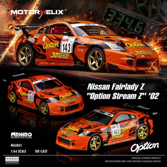 1/64  MH x Mr.Hiro x Option Nissan Fairlady Z33 "Option Stream Z" 02 - Motorhelix - M63851