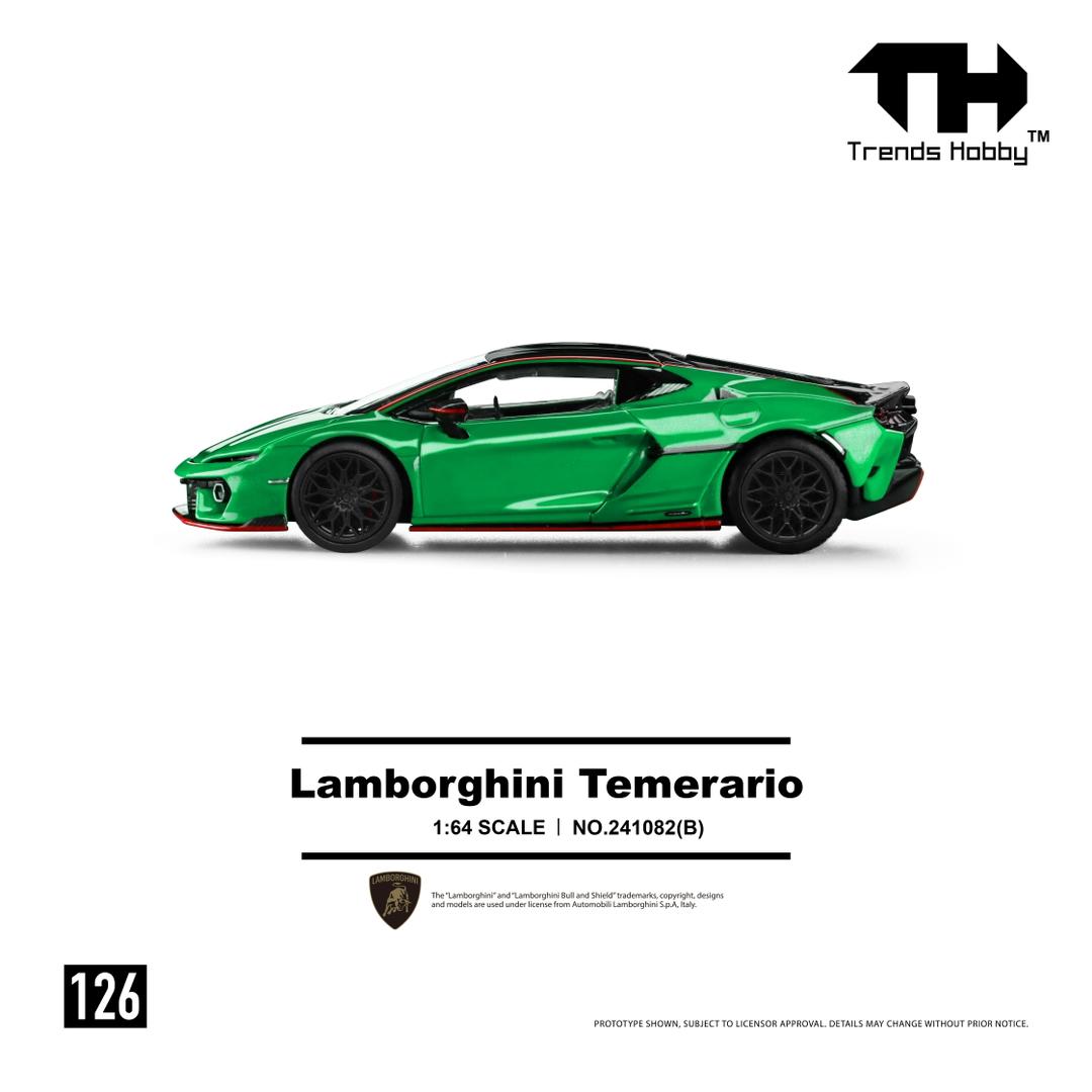 1/64  Lamborghini "Reckless" Temerario - Trends Hobby - 2 colour options