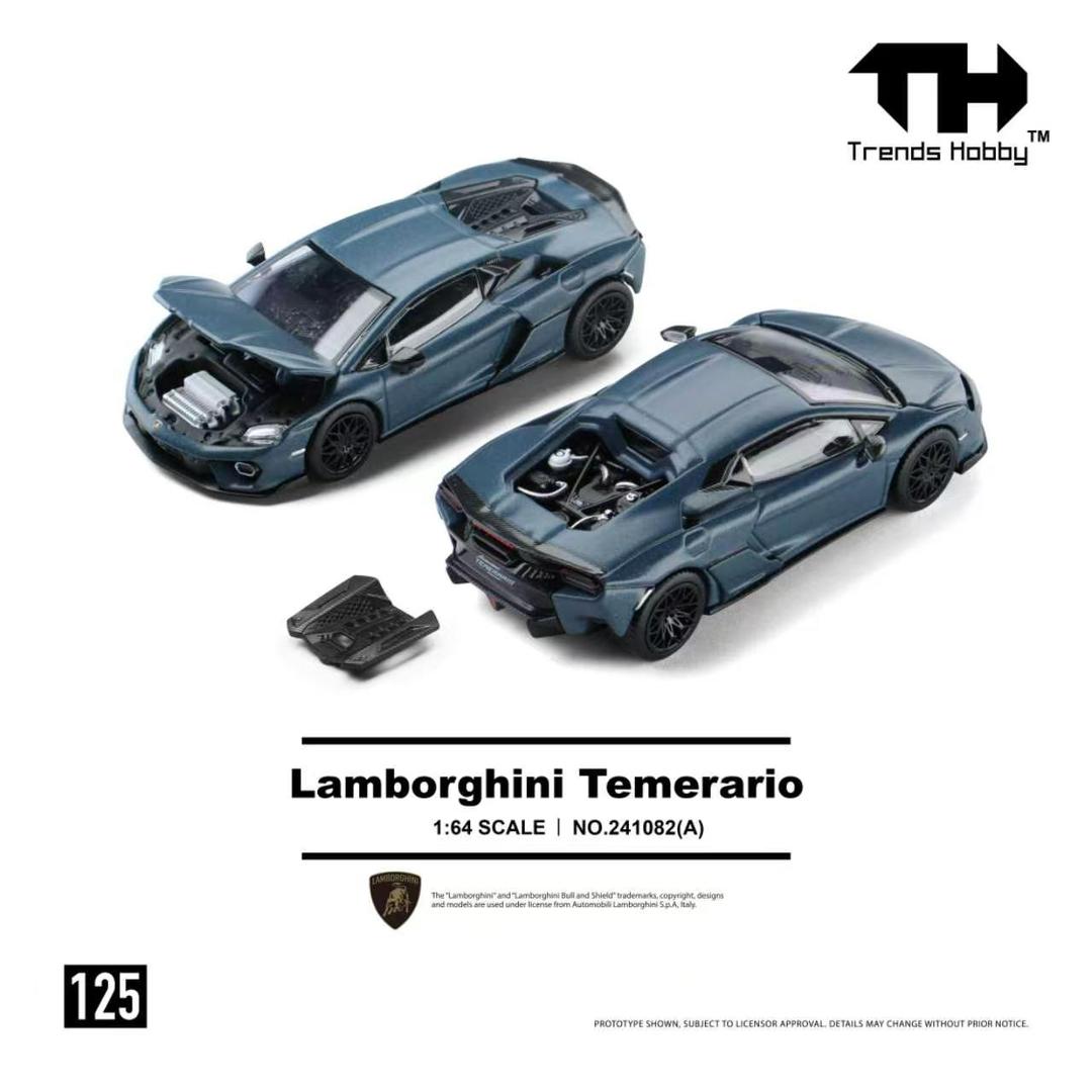 1/64  Lamborghini "Reckless" Temerario - Trends Hobby - 2 colour options