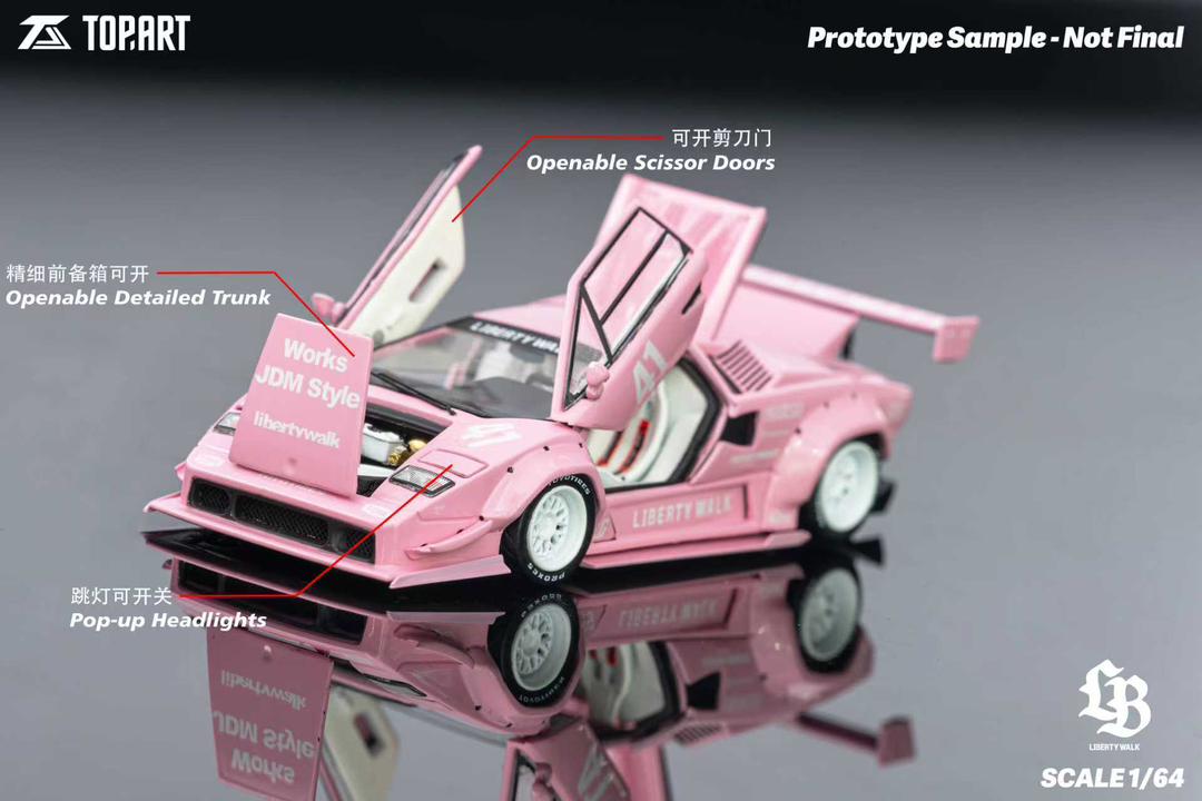 1/64  LBWK COUNTACH Lover Powder 41  - Topart - TAO640012