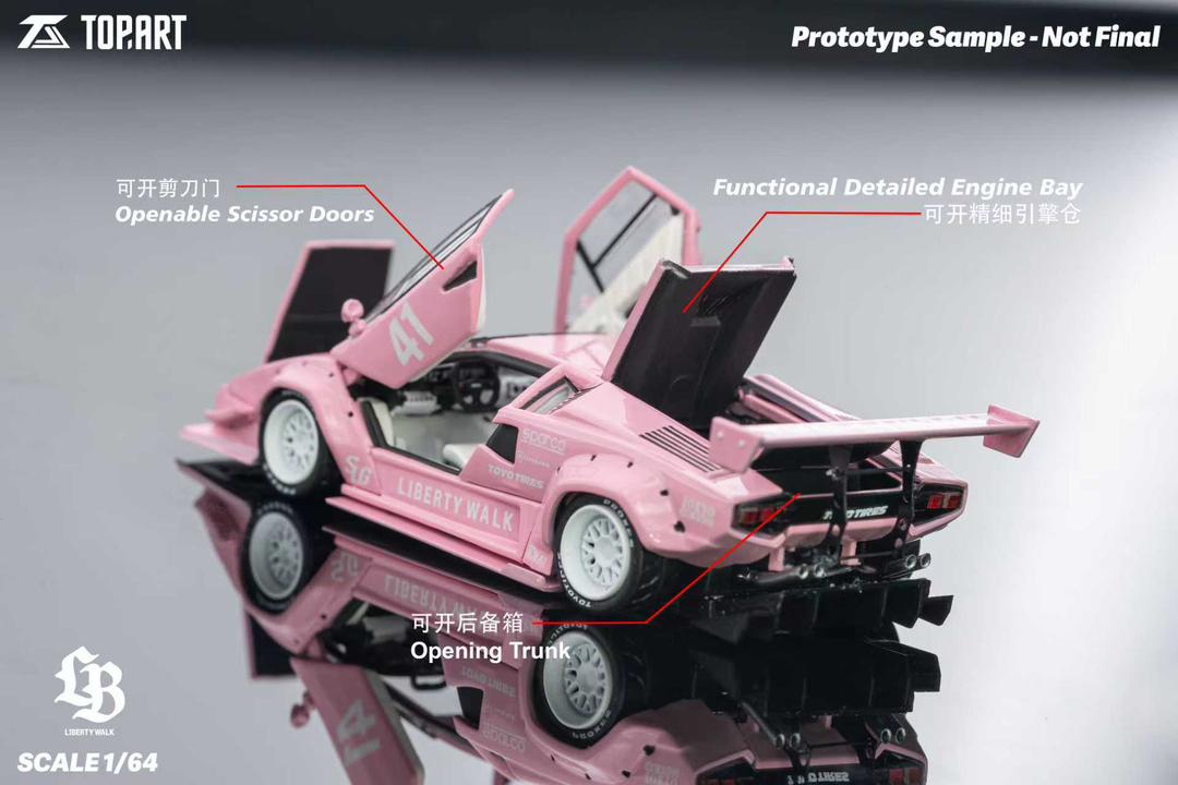 1/64  LBWK COUNTACH Lover Powder 41  - Topart - TAO640012