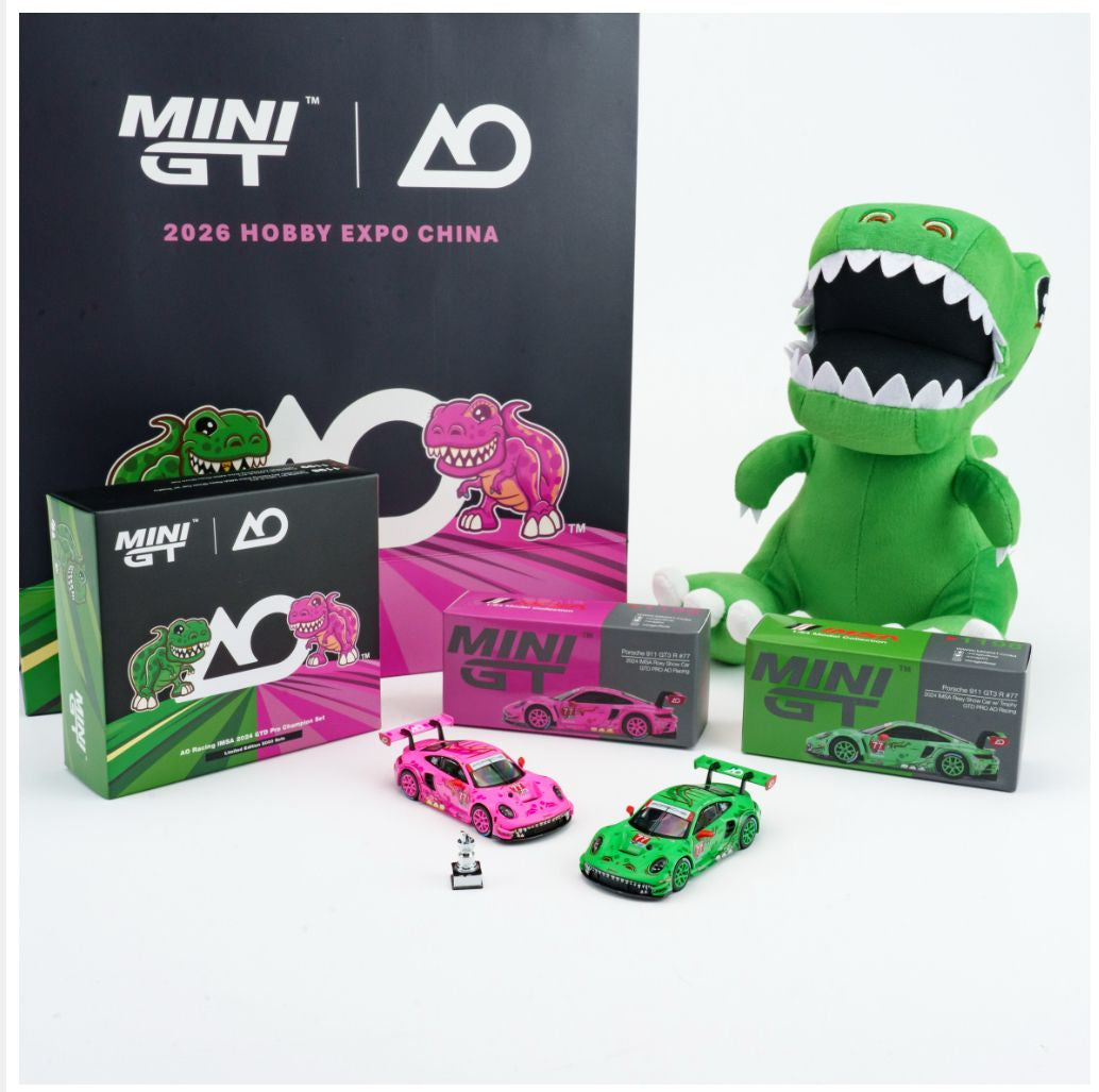 1/64 BEIJING HEC 2026 AO Racing set IMSA 2024 - MiniGT - * HEC Event Specials* MGTS0024