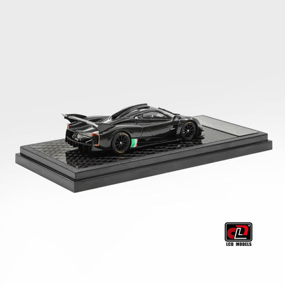 1/64 Pagani Huayra R Evo Gloss Black Carbon - LCD Models - LCD64028-CBI