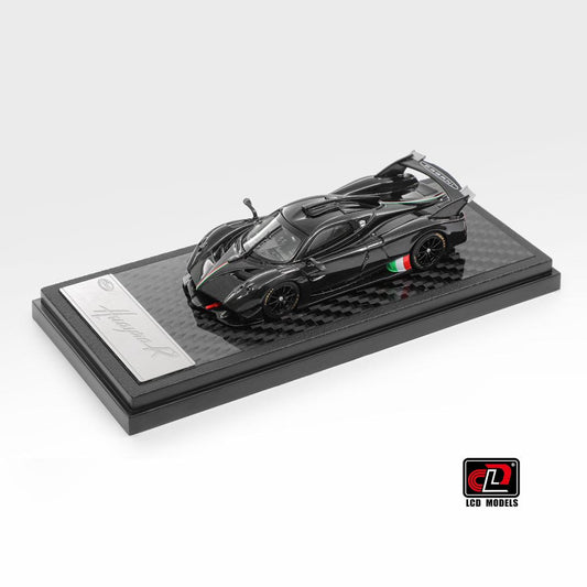 1/64 Pagani Huayra R Evo Gloss Black Carbon - LCD Models - LCD64028-CBI