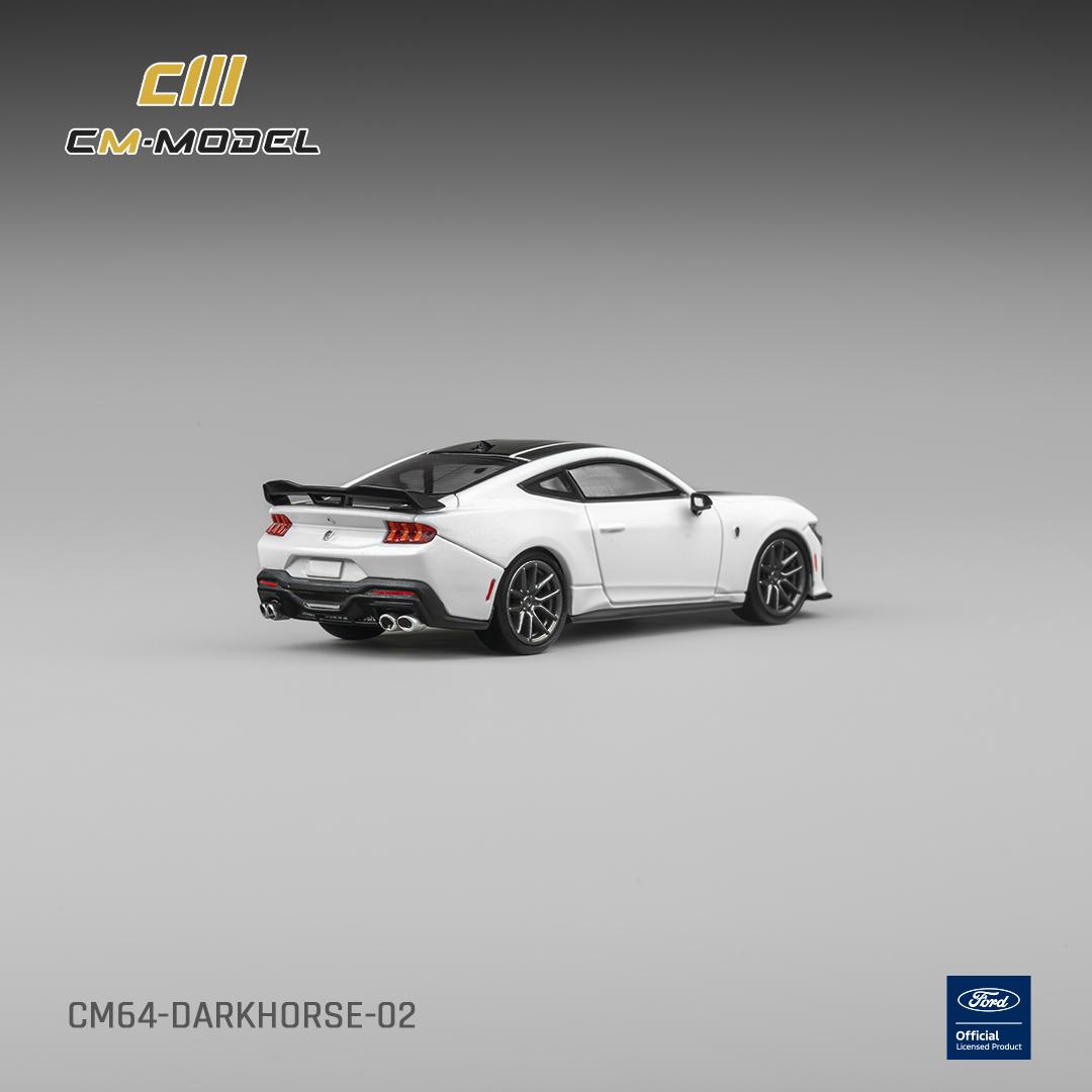 1/64 Mustang S650 Dark Horse - Oxford White - CM Models - CM64-Darkhorse-02