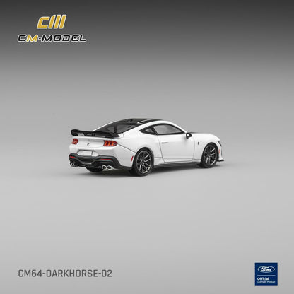1/64 Mustang S650 Dark Horse - Oxford White - CM Models - CM64-Darkhorse-02