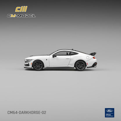 1/64 Mustang S650 Dark Horse - Oxford White - CM Models - CM64-Darkhorse-02