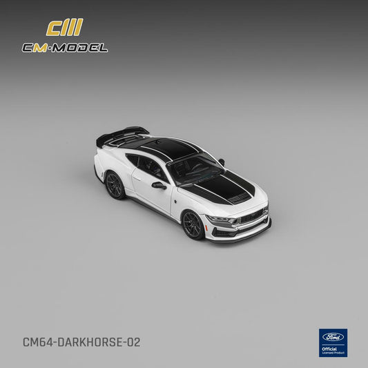 1/64 Mustang S650 Dark Horse - Oxford White - CM Models - CM64-Darkhorse-02