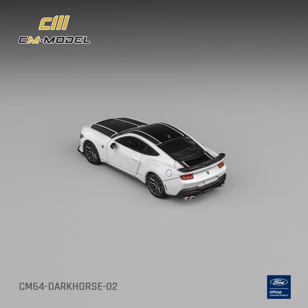 1/64 Mustang S650 Dark Horse - Oxford White - CM Models - CM64-Darkhorse-02