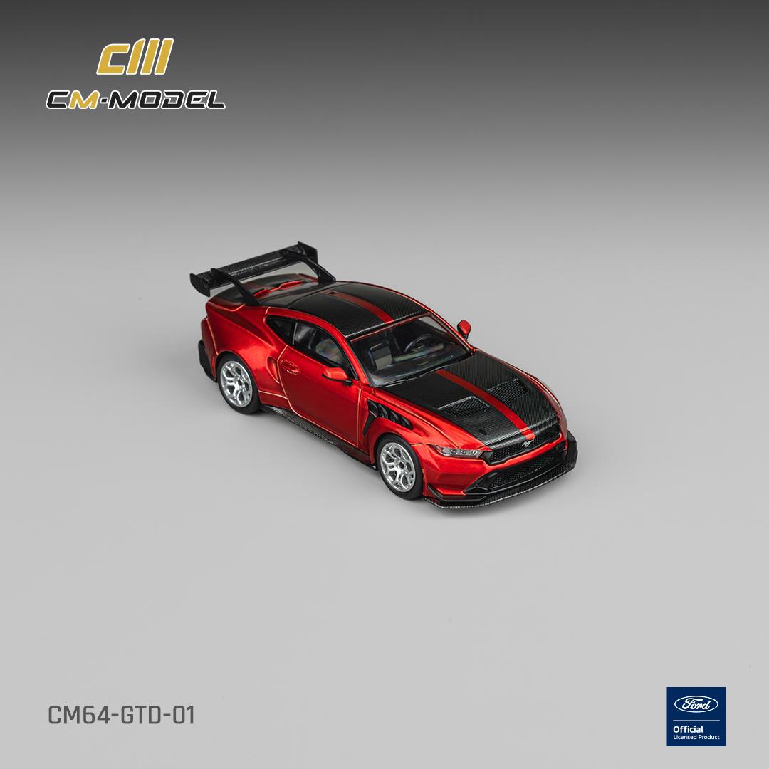 1/64 Mustang GTD - Flame Red Chroma Flame - CM Models - CM64-GTD-01