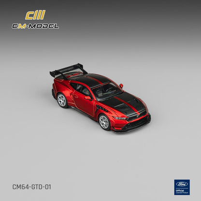1/64 Mustang GTD - Flame Red Chroma Flame - CM Models - CM64-GTD-01