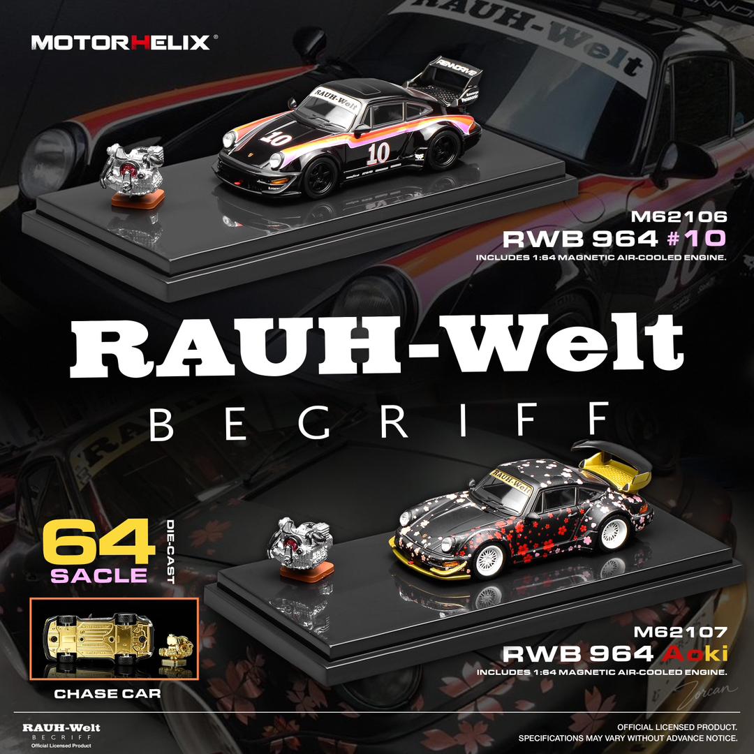 1/64 RWB964 wide-body modified version #10  - Motorhelix - M62106