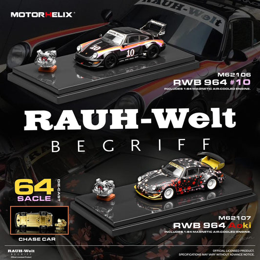 1/64 RWB964 wide-body modified version Sakura Aoki  - Motorhelix - M62107