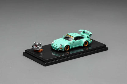 1/64 RWB964 wide-body modified version Tiffany Blue  - Motorhelix - M62105