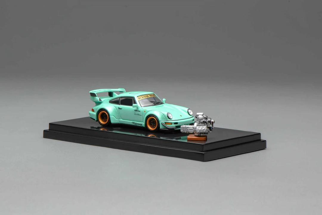 1/64 RWB964 wide-body modified version Tiffany Blue  - Motorhelix - M62105