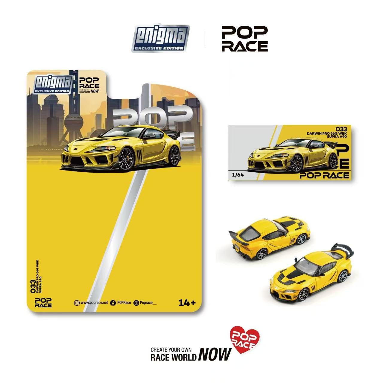 1/64 GR Supra A90 Mk5 DarwinPRO - Poprace Enigma - PRE033