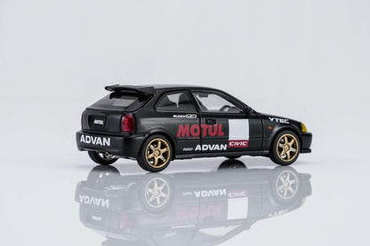 1/64 Honda Civic Type-R 1st generation EK9 "No Good Racing" - Motor Helix - 2 colour choice