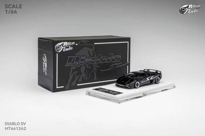 1/64 Diablo SV Metallic Black - Micro Turbo - MT6413A2