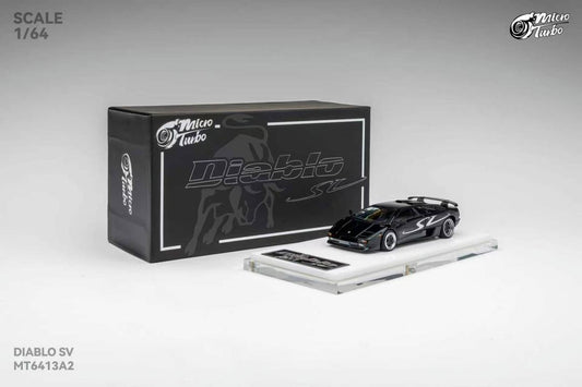 1/64 Diablo SV Metallic Black - Micro Turbo - MT6413A2
