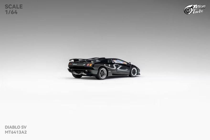 1/64 Diablo SV Metallic Black - Micro Turbo - MT6413A2