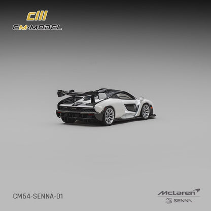 1/64 McLaren Senna Pearl White Silica White - CM Models - CM64-SENNA-01