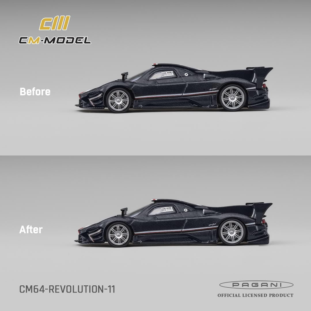 1/64 Zonda R Evolucion Navy Carbon Fiber - CM Models - CM64-REVOLUTION-11