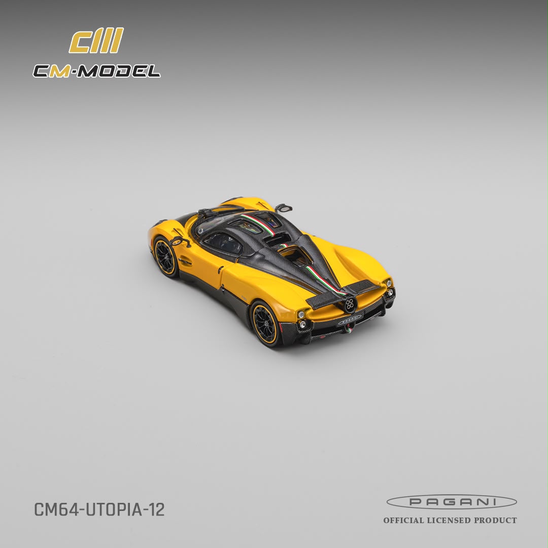 1/64 Pagani Utopia Geneva yellow Giallo Ginevra Yellow - CM Models - CM64-Utopia-12