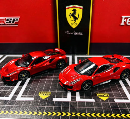 1/64  Ferrari 488 Pista Coupe  - HG Models (TPC) - 2 colour options