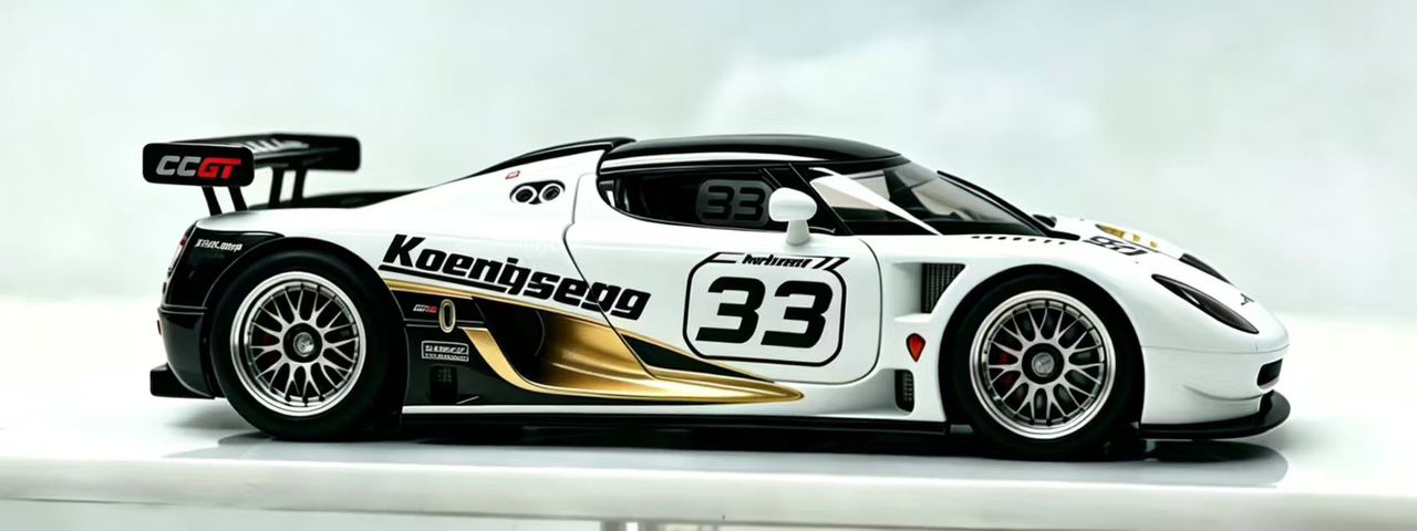 1/64 Koenisegg CCGT - Autobot Models - 3 colours