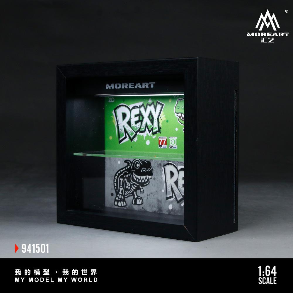 MoreArt 1:64 All-in-one photo frame dinosaur painting scene model - MoreArt - 2 options
