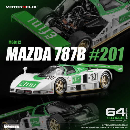 1/64 Mazda 787B #201 Efini - MotorHelix - MH60112