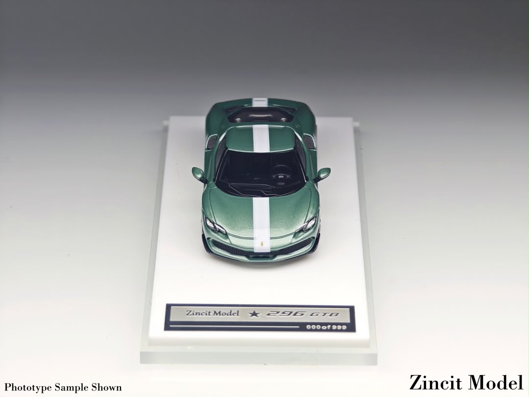 1/64 Ferrari 296 GTB  - Zincit Model - 5 colour options