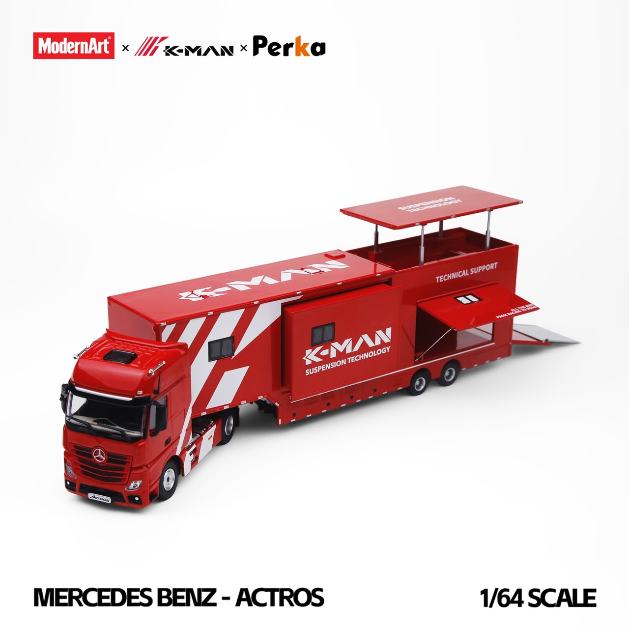 1/64 - Mercedes-Benz Actros Event Truck -  Modern Art x Kman x Perka