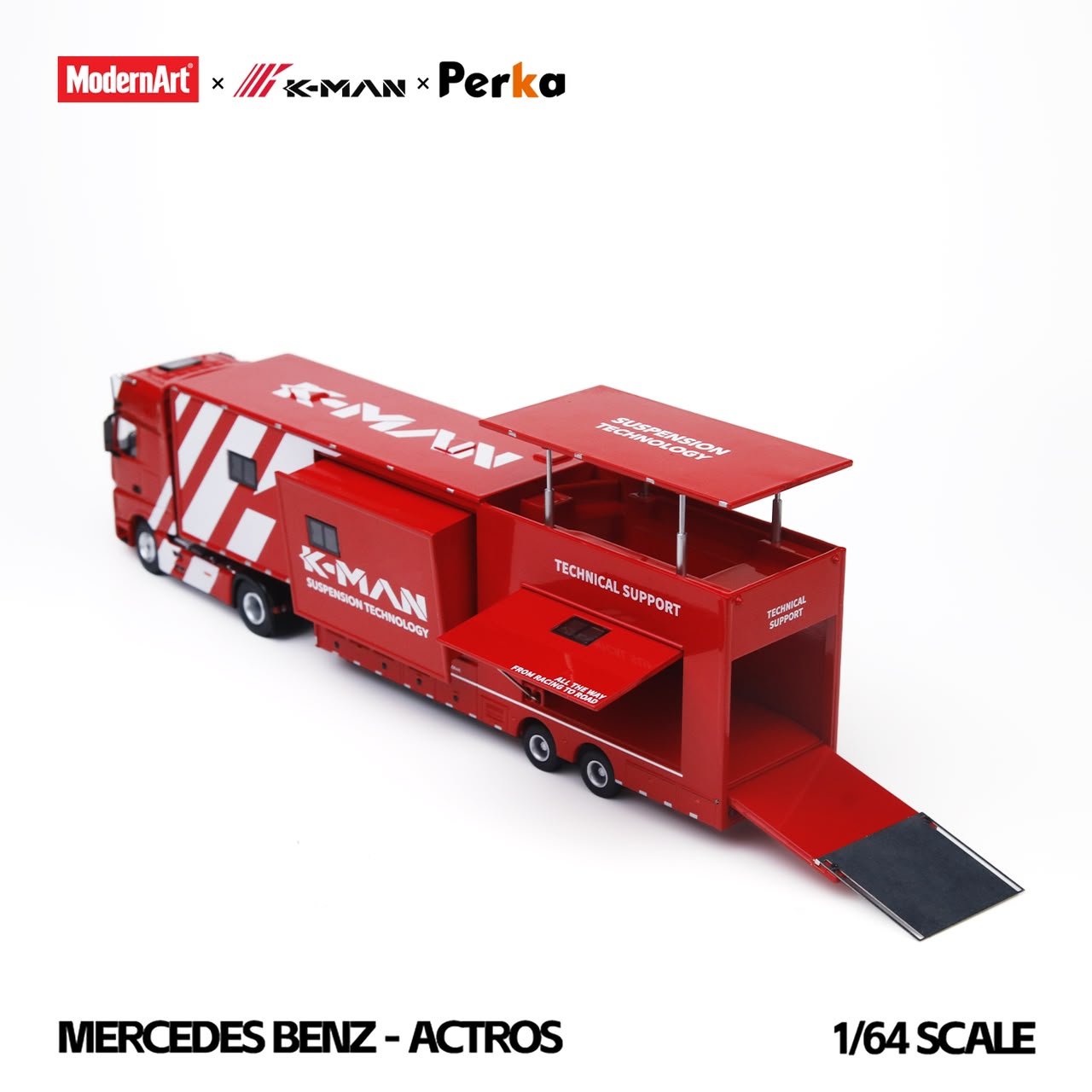 1/64 - Mercedes-Benz Actros Event Truck -  Modern Art x Kman x Perka