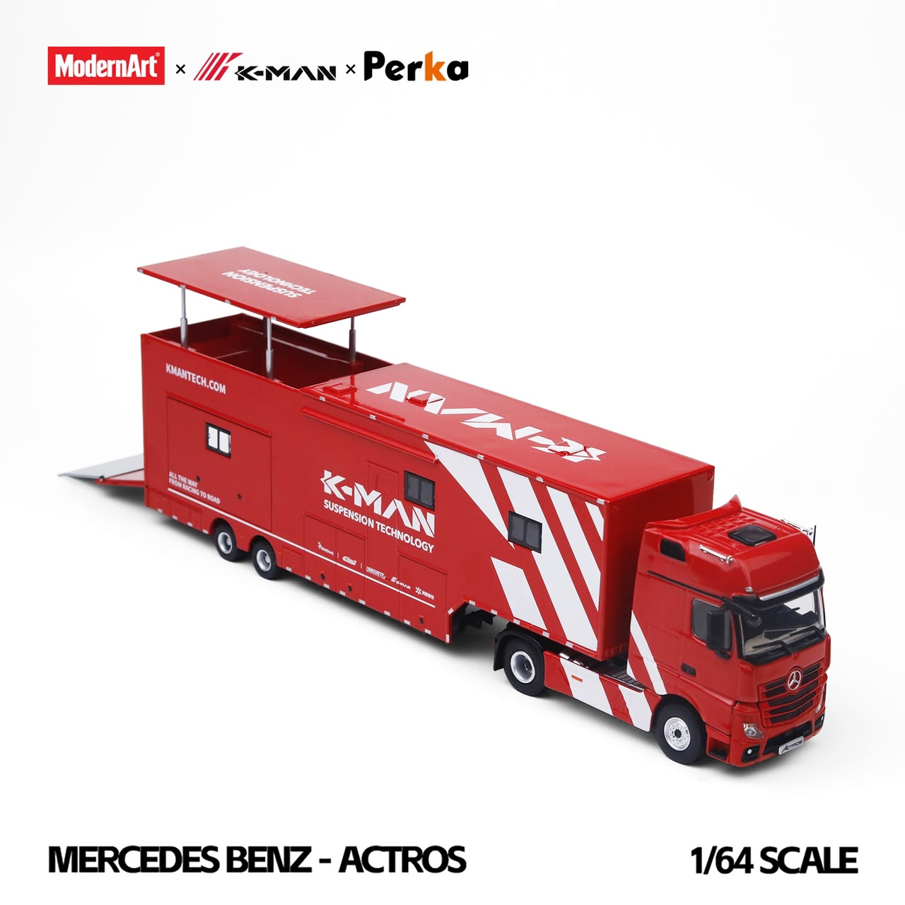 1/64 - Mercedes-Benz Actros Event Truck -  Modern Art x Kman x Perka